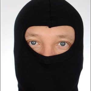 Kommandopipo, yksireikäinen, Musta 100% Puuvilla, Mil-Tec