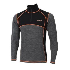 Dovrefjell Wool Mesh Poolo vetoketjulla
