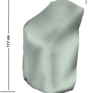 Eurotrail-päällekkäin pinottaville tuoleille – SFS – 66 x 66 x 117 cm – Harmaa