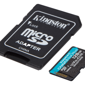 Kingston 128GB microSDXC Canvas Go Plus 170R A2 U3 V30 Card + ADP