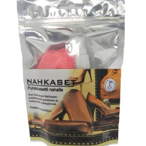Nahkaset puhdistussetti nahalle