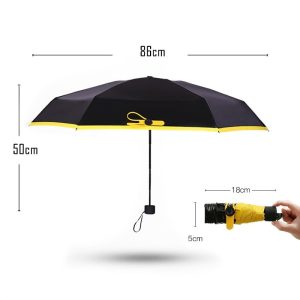 Ultrakevyt, minikoko matka sateenvarjo, 300g, Travel umbrella