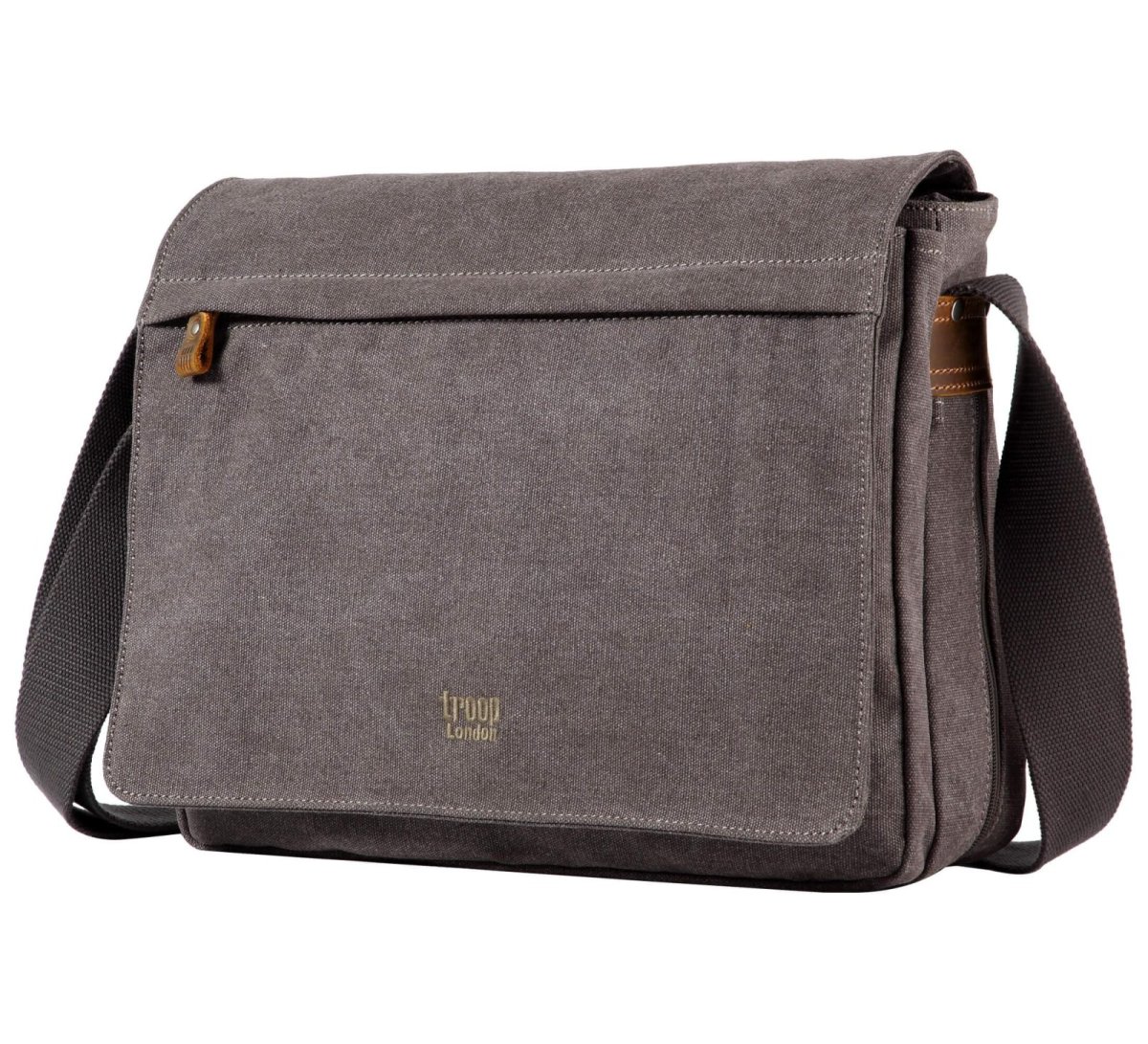 Troop London Canvas Läppälaukku16.5″, trp0240 - Image 2