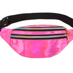 Vyölaukku Hologrammi Pink Vaaleanpunainen, Anti theft tasku