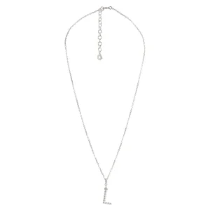 Yllätys-kaulakoru, monogrammi L, hopea